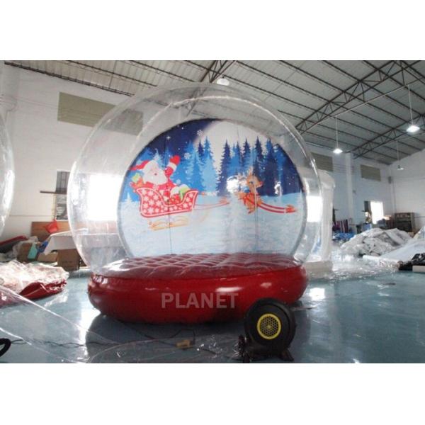 будочка фото глобуса снега 4M 5M раздувная отскакивая с воздуходувкой