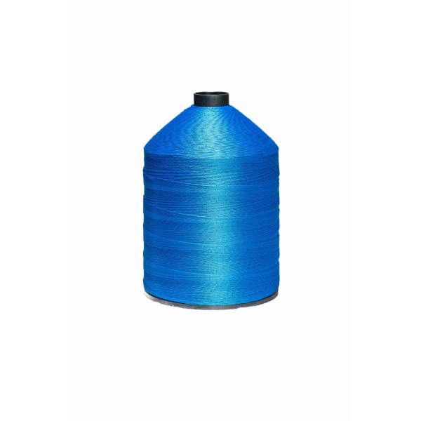Blue Upholstery Sewing Thread Chemicals Resistance Color Thread For Garment