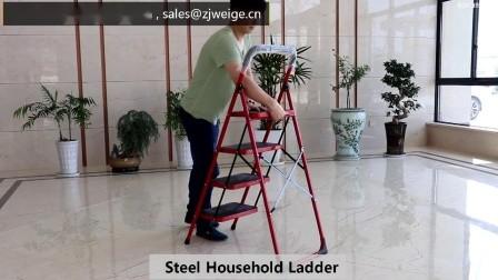 A Frame SS 4 Step 1.3m Double Sided Step Ladder