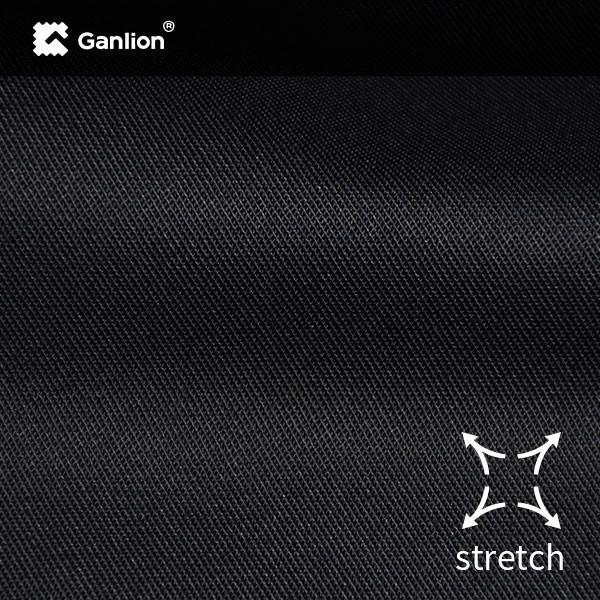 Black Cotton Polyester polyolefine fiber Stretched Workwear Fabric 235GSM Full Sleeve Shirts