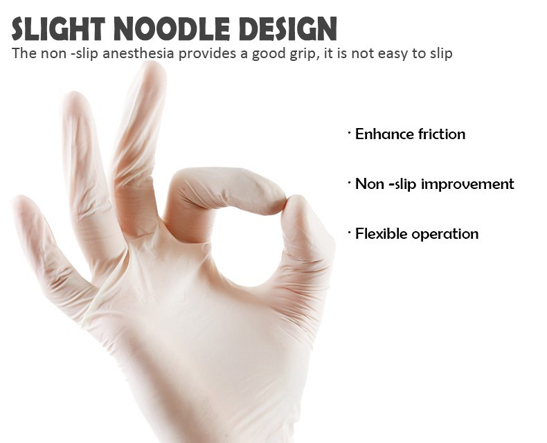 AQL 1.5 Single Use Examination Gloves Size S / M / L / XL Powdered Medical Gloves For Healthcare Industry