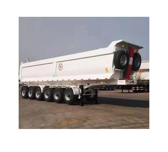 Customization 20FT 40FT Hydraulic Lift Flatbed Trailer Forward Tilt Dump Bed Semi Trailer
