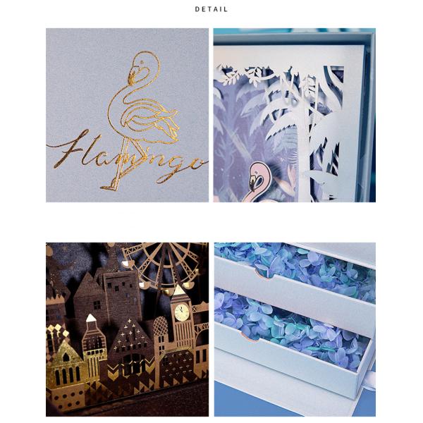 Recyclable Biodegradable Wholesale Custom Logo big present box personalised layered gift box