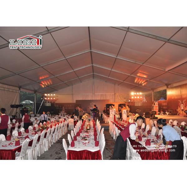 White PVC Outdoor 20 X 25M Large Event Tent  for 400 people wedding event