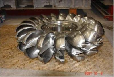 1000kw Pelton Francis Hydro Turbine Runner Générateur de turbine à eau