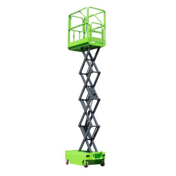 Adjustable Manual Pushing Mobile Mini Scissor Lift Hydraulic Aerial Work Platform 3m 450kg
