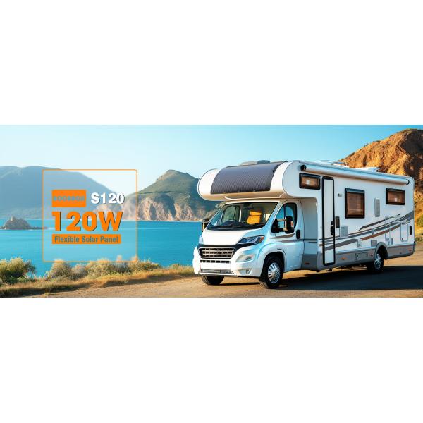 120 Вт 21,7 В гибкие солнечные батареи изгибаемые для автокомода караван катера крыши