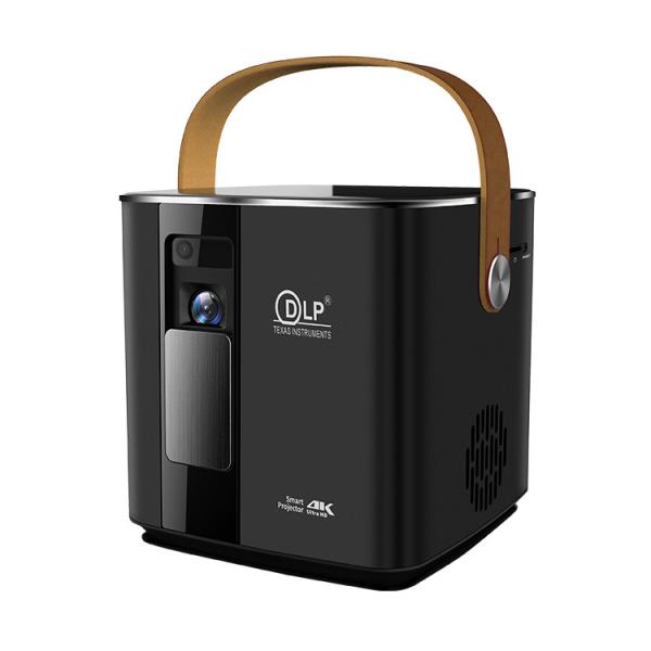 Flyin P12 1080P Max 4K Mini Projecteur 9000mAh Batterie Vidéo extérieure 400 ANSI Lumens Android 9 2GB/16GB DLP Link Projecteur 3D