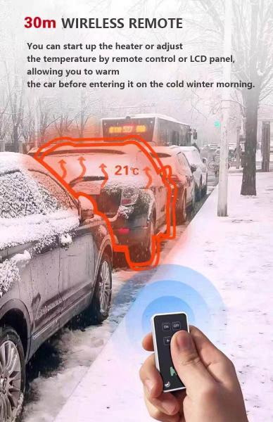 Portable Compact Diesel Heater with Efficient Diesel Combustion for Trucks and Camping