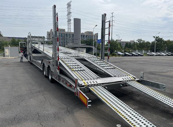 2 Axle 8 PCS Car Transport Truck Semi Trailer Security Initiative Protection Device