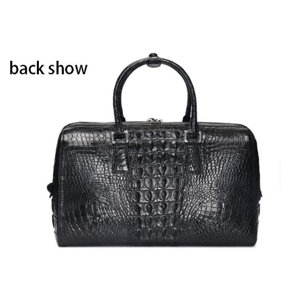 New crocodile-skin business travel carry-on handbag male high-end big volume business travel luggage briefcases