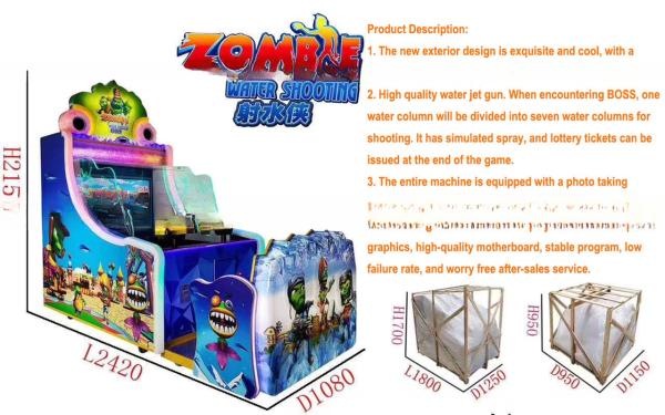 Double Players Ticket Redemption Game Machine Exquisite Exterior Design