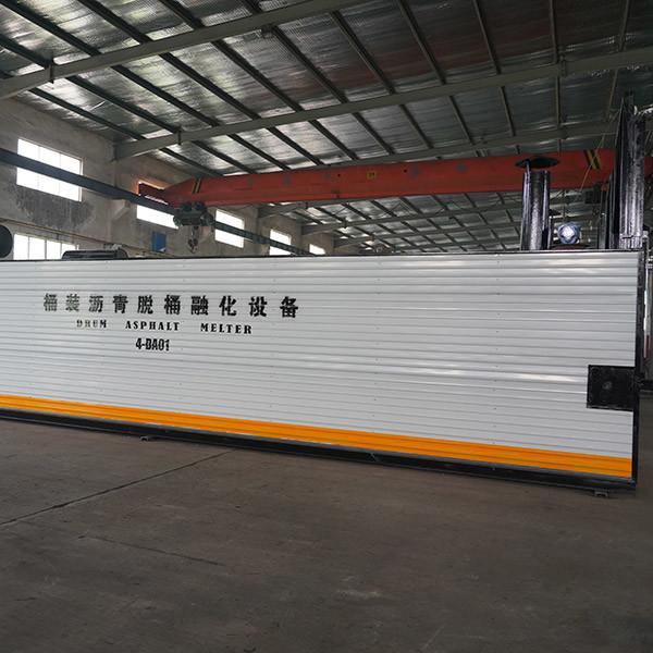 Steel Plate Flue Heating And Thermal Oil Coils Heating Drum Asphalt Melter