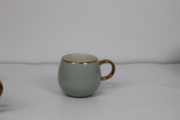 360cc fashion handgrip ball mug colorful tableware for office and home customized colors