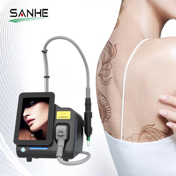 High Power Q Switched Nd Yag Laser Tattoo Removal Pigment Removal Machine With 532Nm 1064Nm