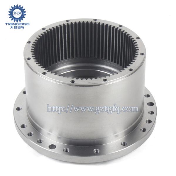 Método de procesamiento del engranaje anular oscilante Engranaje de excavadora hecho de acero/aleación para maquinaria pesada