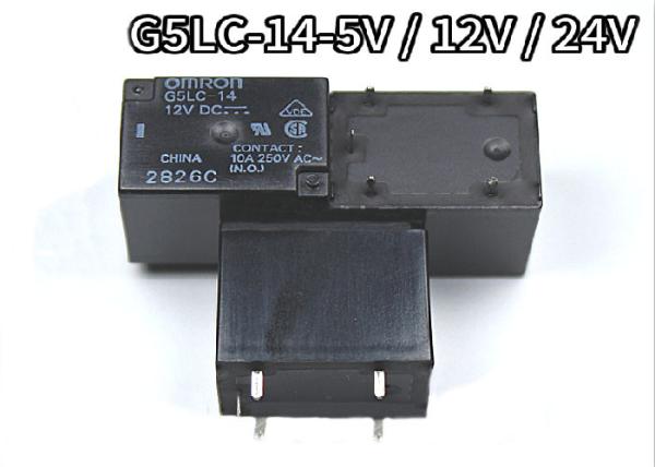 Omron Relay G5LC-14-12VDC 24VDC 5VDC 10A (5 Pin)
