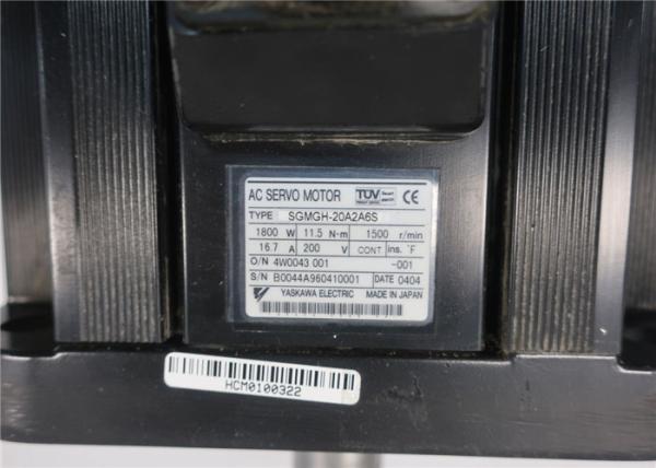 Motor bonde 1800w 1500rpm 115nm 200v-ac SGMGH-20A2A6S de Yaskawa MotorServo