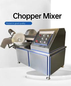 Heavy Duty Industrial Bowl Cutter And Chopper For Meat Processing 500kg/H -