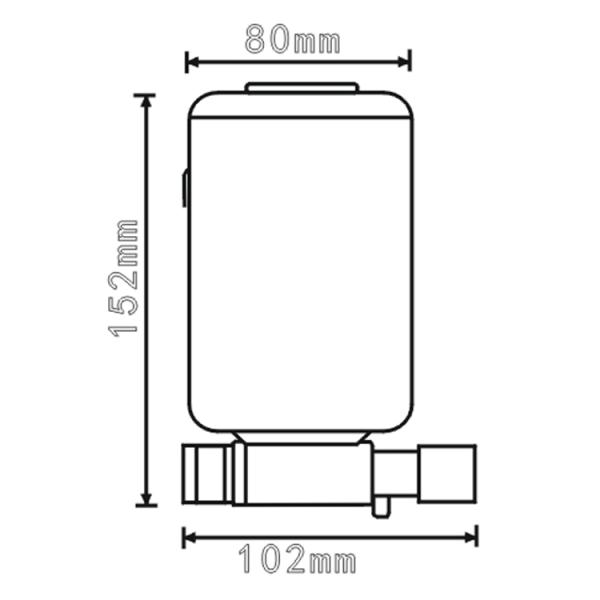 Onestop Manual Brass Soap Dispenser Bathroom Accessories Commercial