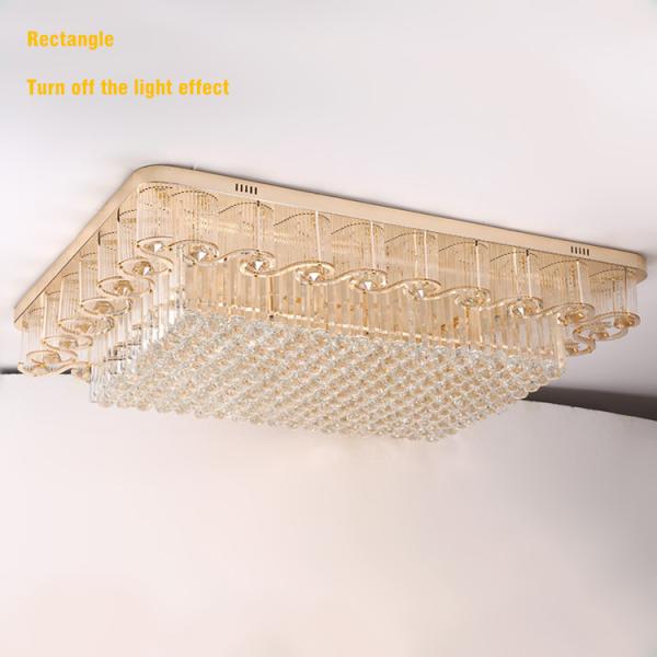 Sala de estar de lujo moderna Pasillo de K9 Crystal Celling Light For Bedroom