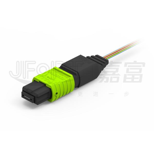 12 гибкий провод полярности b Aqua кабеля мультимодных 50/125 3.0mm LSZH хобота ядра MPO