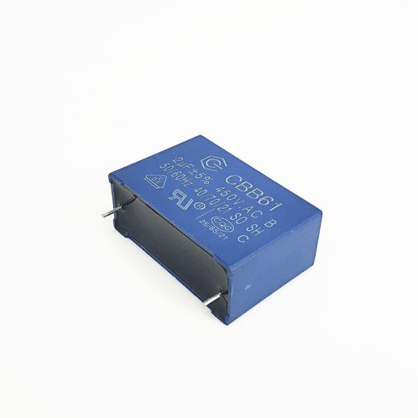 CBB61 450V 2.0UF Начало работы двигателя переменного тока CP-1.0mm самовосстанавливающийся домашний конденсатор переменного тока