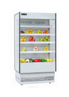 4 camadas do refrigerador mais frio aberto das prateleiras para o equipamento comercial da cerveja do supermercado