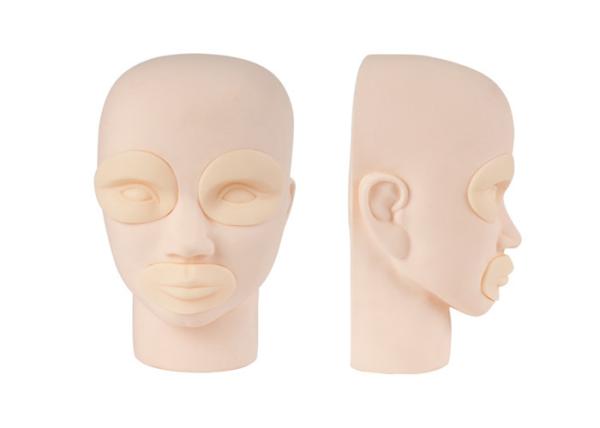Emulsion Material Tattoo Practice Skin 3D Effect Silicone Head Model
