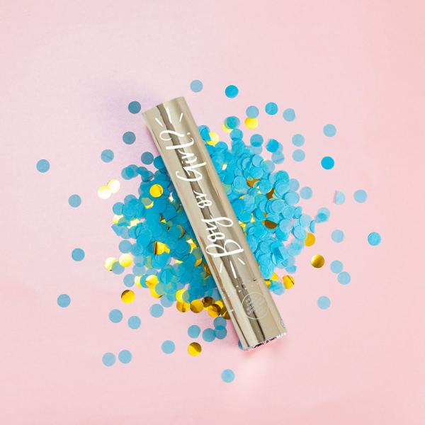 100% Biodegradable Confetti Powder Cannons Perfect for Gender Reveal Party Supplies