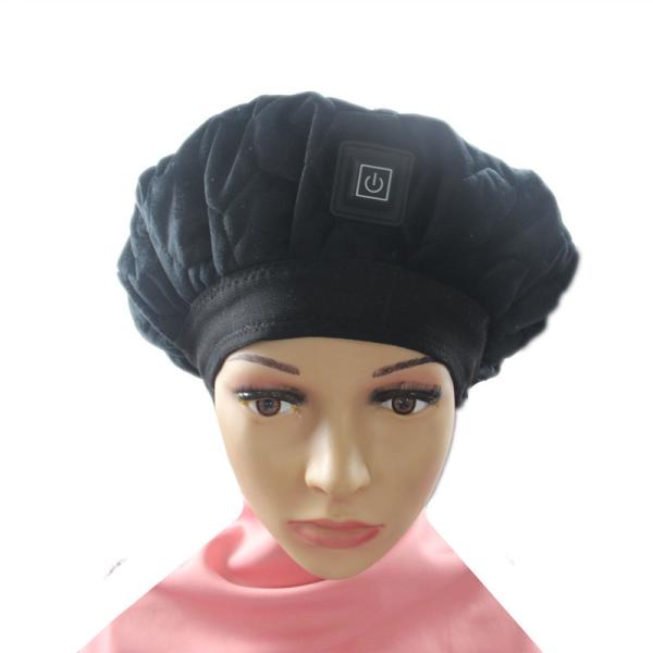 Constant Temperature Hair Steamer Cap , USB Charging Thermal Heat Cap