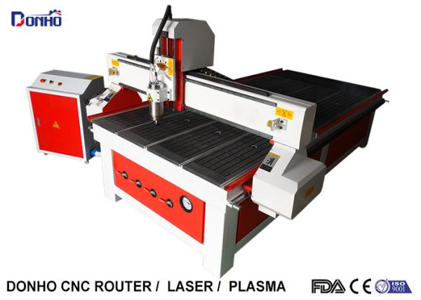 Red Color CNC Router Wood Carving Machine , Industrial CNC Router Table