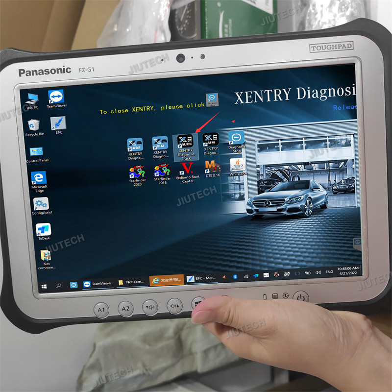 FZ G1 планшет+NEW sd Connect C6 DOIP WIFI MB Star C6 Xentry das wis epc V CI Поддержка MB Fuso CAN BUS Диагностический инструмент