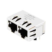 el Multi-puerto RJ45 HFJ12-1G16ERL se dobla el conector Wo/LED de la Etiqueta-Abajo 1000Base-T