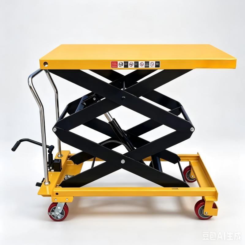 0.9m - 2m Manual Scissor Lift Table 800kg, 500kg, 1000kg Hydraulic Lift Table