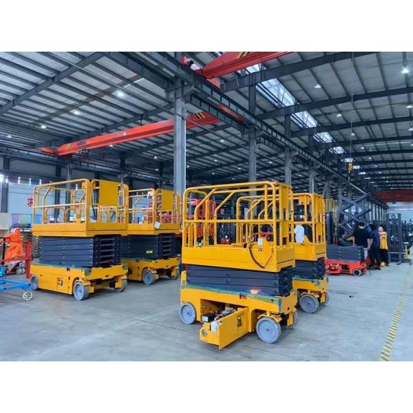 Электрическая поднимаясь воздушная рабочая платформа Scissor подъем на склад 11.9m