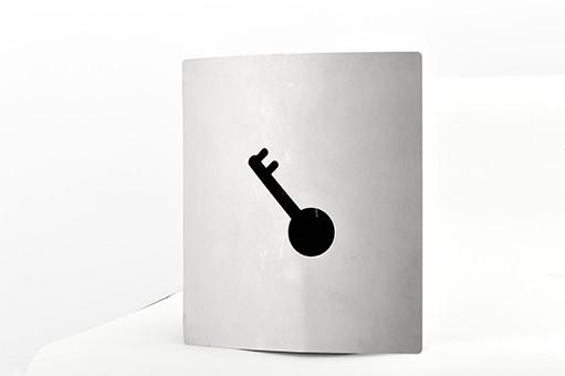 Magnet Lock Metal Key Holder Box / Metal Products Key Save Cabinet