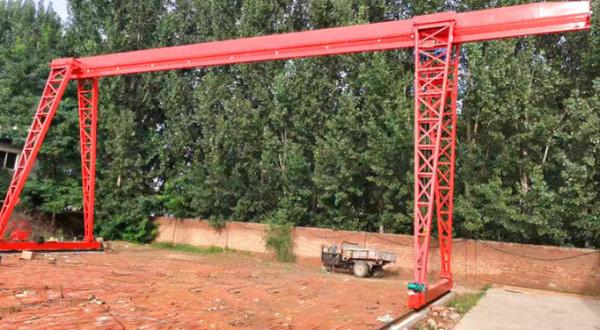 MH 3t Electric gantry crane，Outdoor stockyard, gantry crane, electric hoist
