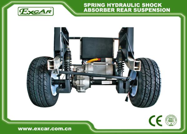 3.7kw Motor 4 seater Electric Golf Carts ISO Approved With Aluminium Framework