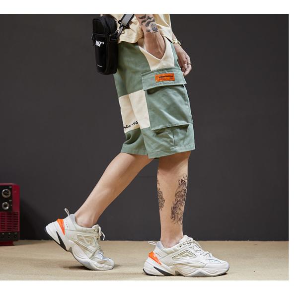 Short largo reto Polo Cargo Shorts de Streetwear dos homens do pé