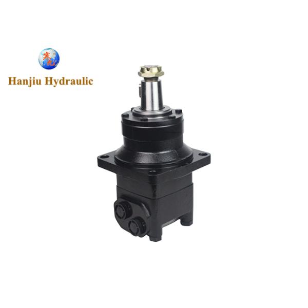 Moteur à roue hydraulique BMT, BMT-500-W-T-D, 500 ml/h, bride à roue à 4 boulons, arbre cône 1:10, G 3/4 Port à main pliable, rotation standard