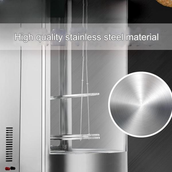 Multilayer Co-extrusion Line Gas Chicken Grill Machine 12KW for Restaurant Kitchen