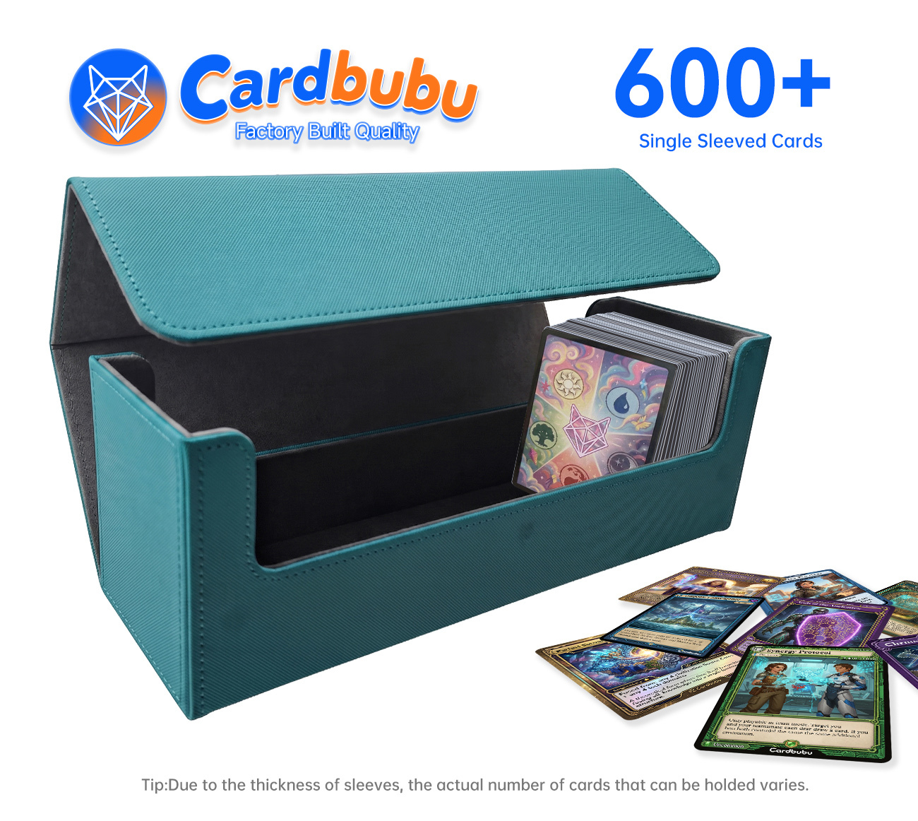 Magnetic Double Deck Box Secure Storage PT CG TCG 3d Printed Mtg Deck Box