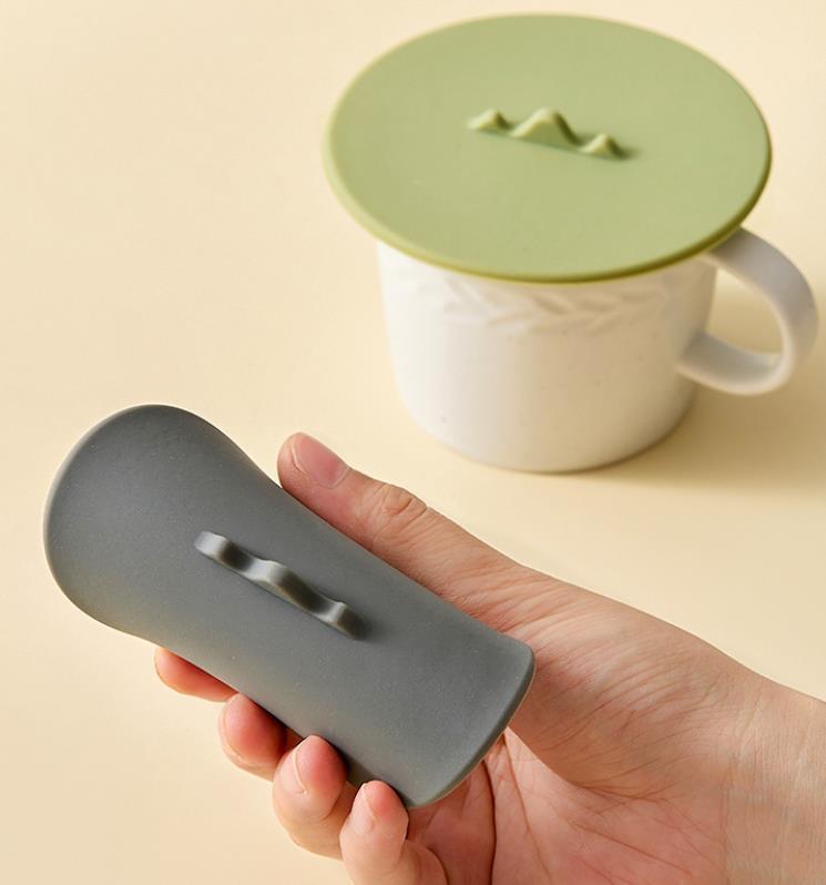 Custom Universal Silicone Cup Lid Reusable Leak Proof Drink Cup Cover OEM ODM Bulk Wholesale