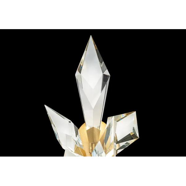 Креативный современный кристаллический стеклянный стеклянный шрифт с прозрачным стеклянным оттенком