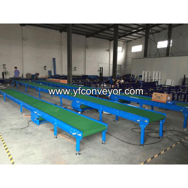 2m Wide Widening White Belt Conveyor for Solar Panels