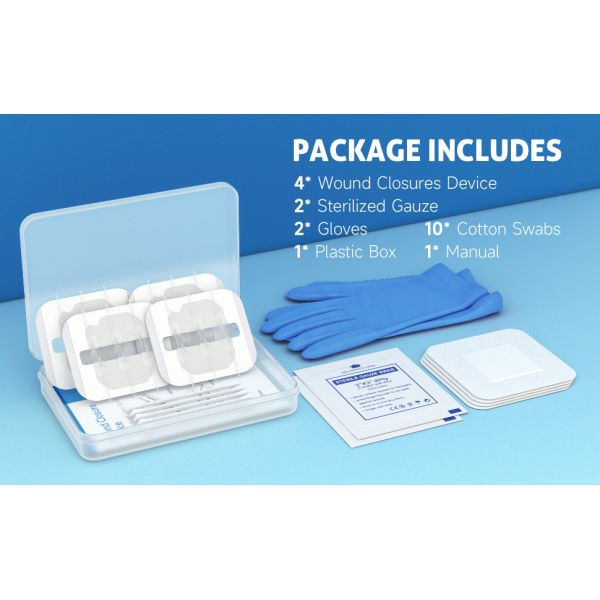 PWT1003 Flexible Fabric Bandages Wound Closure Device 4PCS