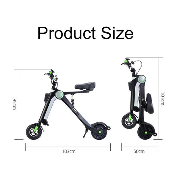 Mini Bike Adult Outdoor Entertainment 500W 36V Foldable Electric Scooter Bike