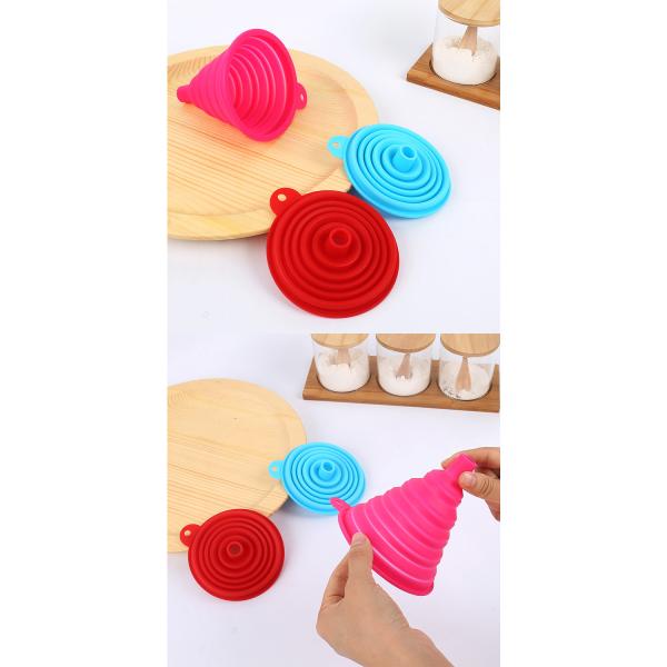 воронка мини гибкого силикона 42g 28g складная