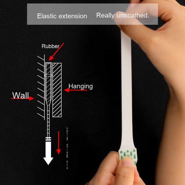 Acrylic Adhesive Removable for Magic Tape No Trace Back Arrow Tape for Photos Nail-Free Hook Artifact for Wide